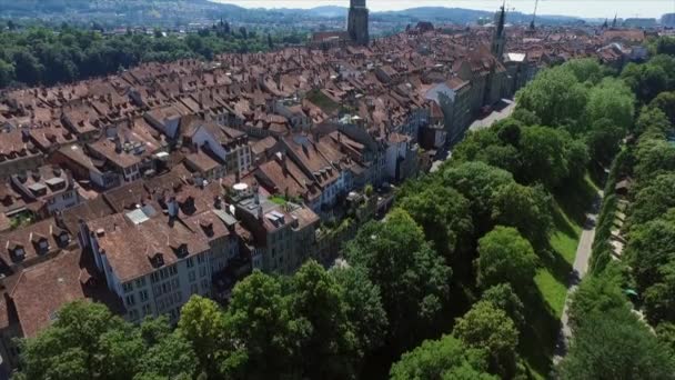 Luftaufnahme Von Bern Schweiz — Stockvideo