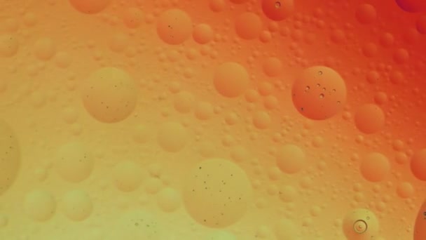 Sparkling Bubbles Blowing Tough Substance — Stock Video