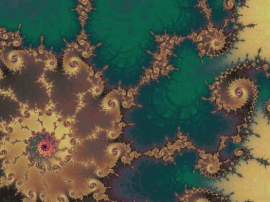 Renkli sonsuz karmaşık desenler tasarımı