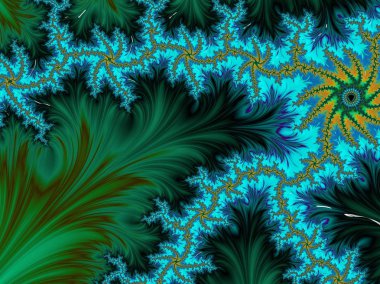 Renkli sonsuz karmaşık desenler tasarımı