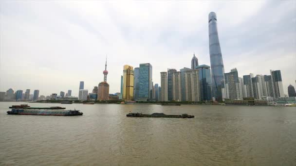 Vídeo Aéreo Shanghai Por Mañana — Vídeo de stock