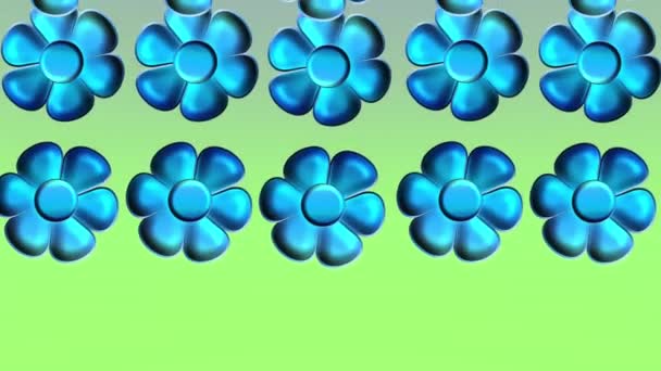3Dレンダリング 花の背景のアニメーション — ストック動画