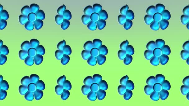 rendu 3d, animation de fond floral 