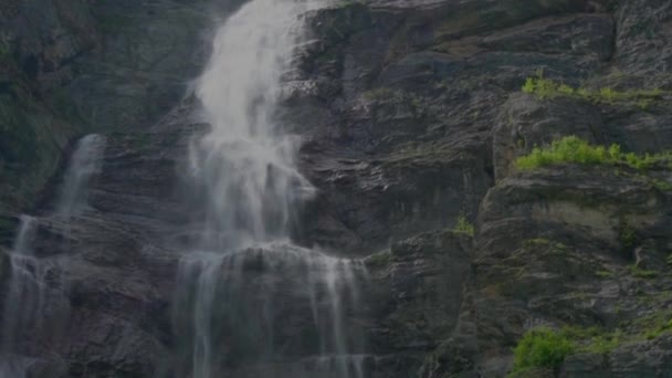 Majestatyczny Krajobraz Dolinie Lauterbrunnen Szwajcaria — Wideo stockowe