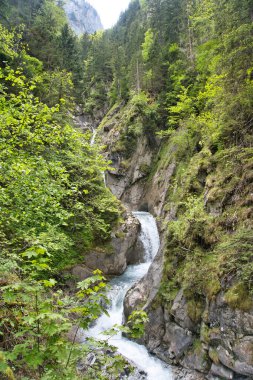 İsviçre 'nin Lauterbrunnen Vadisi' ndeki görkemli manzara