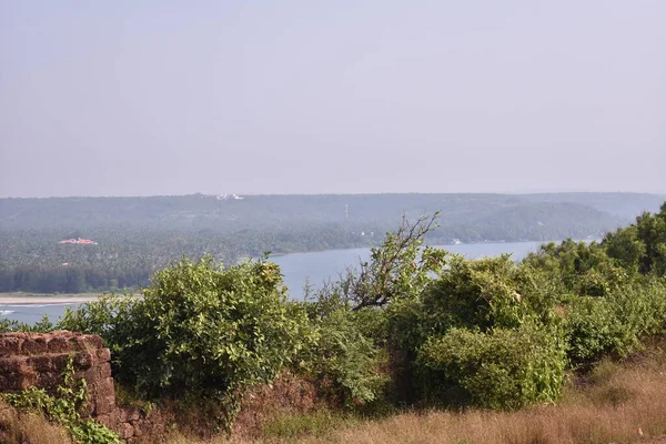 Unedited Image Area Chapora Fort Goa — Stock Photo, Image