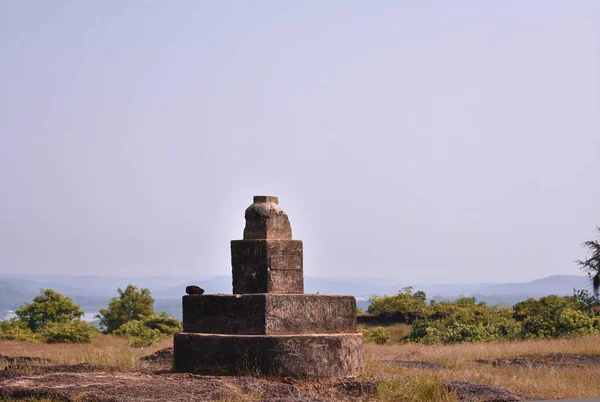 Konstrukce Vrcholu Kopce Oceánu Goa — Stock fotografie