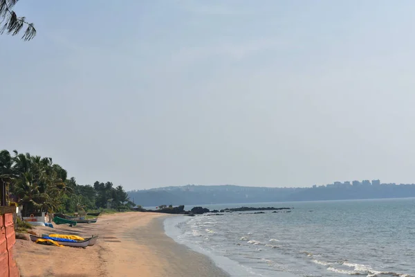 Image Private Beach One Goa — Stock Photo, Image