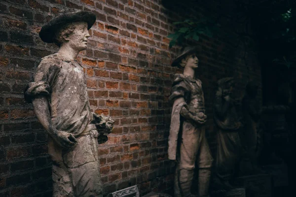 Statues Italy Venice Burano island summer destination attraction