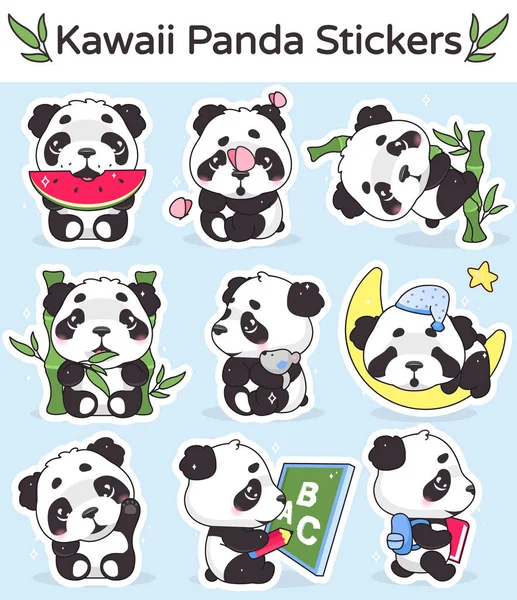 Kawaii panda animal cartoon vector design Stock Vector Image & Art - Alamy