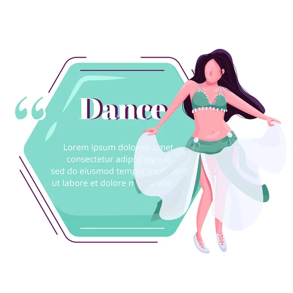 Modele Vectoriel Plat D Affiche Studio Ballet Beau Type Danse Brochure Image Vectorielle Par Ntlstudio C Illustration