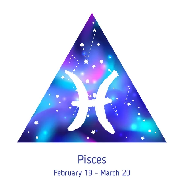 黄道サイン｜Pisces — ストックベクタ