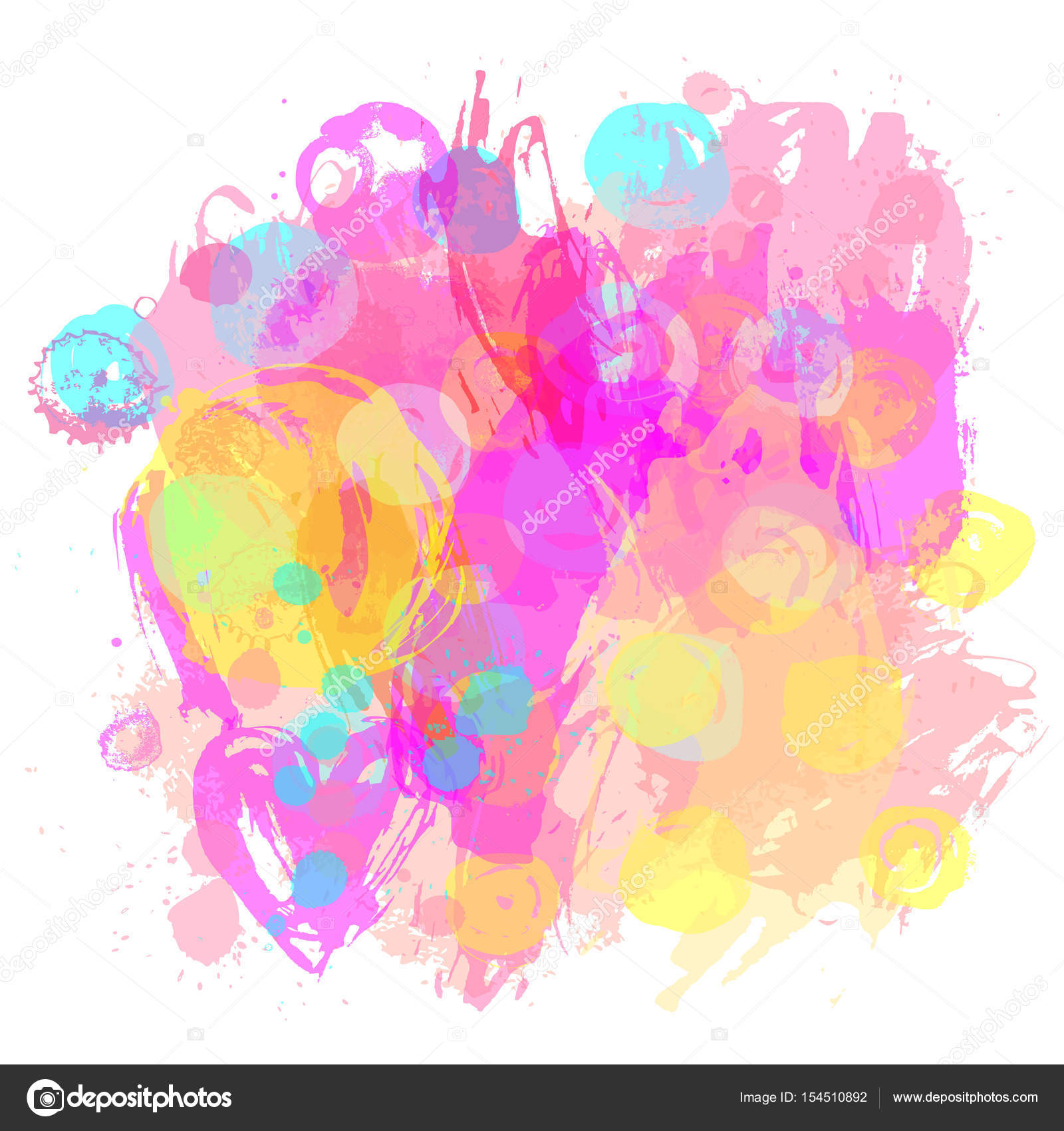 Abstract Background Vector Watercolor Splash Texture Stock