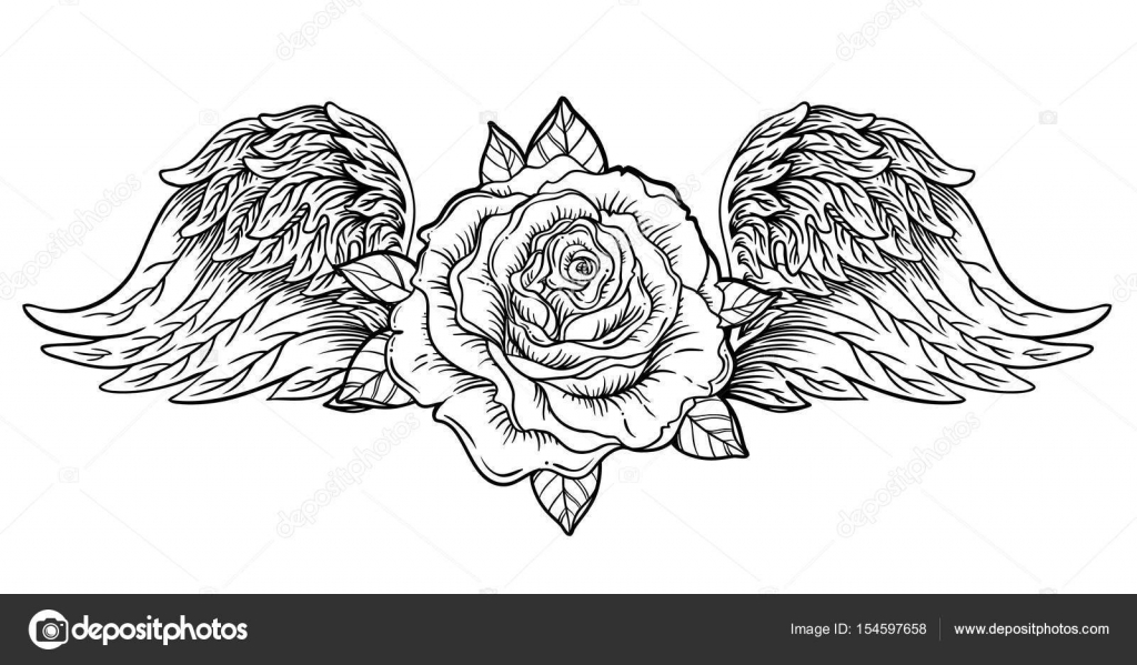 Angel Red Rose Sticker for Sale by Blackmoon9  Redbubble