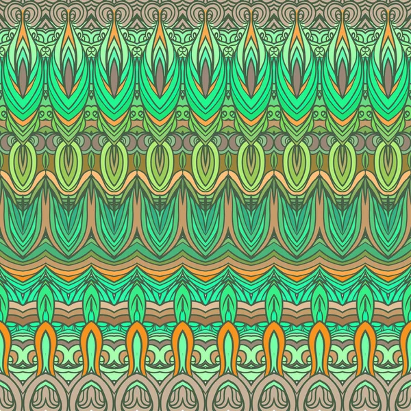 Traditionnel motif floral paisley vecteur floral sans couture de — Image vectorielle