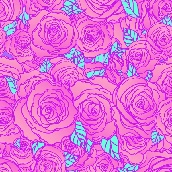 Derin mavi arka plan üzerinde kırmızı gül. Sorunsuz zarif vintage fl