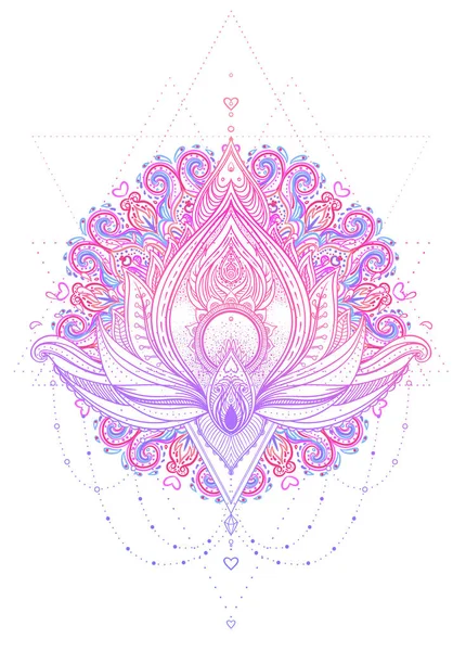 Mandala. Magnifique motif rond vintage. Illustration vectorielle. P — Image vectorielle