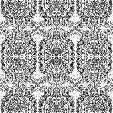 Güzel Hindistan bohem çiçek sorunsuz pıtırtı esin kaynağı oldu. Vektör