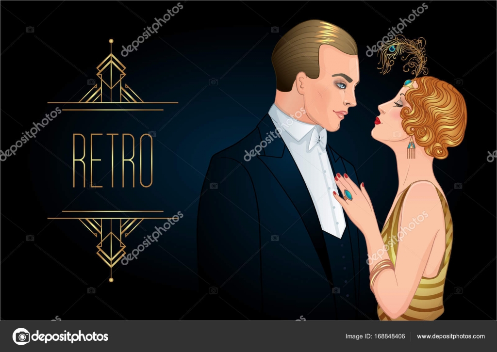 Мужчина и женщина арт деко