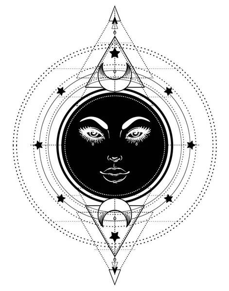 Ayurveda symbol för harmoni och balans — Stock vektor