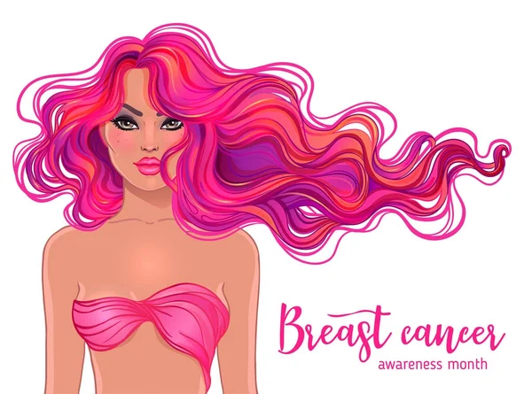 Breast Cancer Awareness Month — Stock Vector