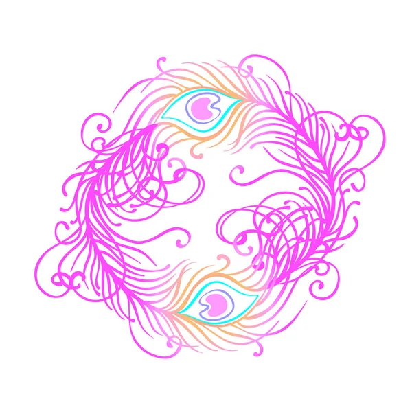 Tavus kuşu tüyü seti 