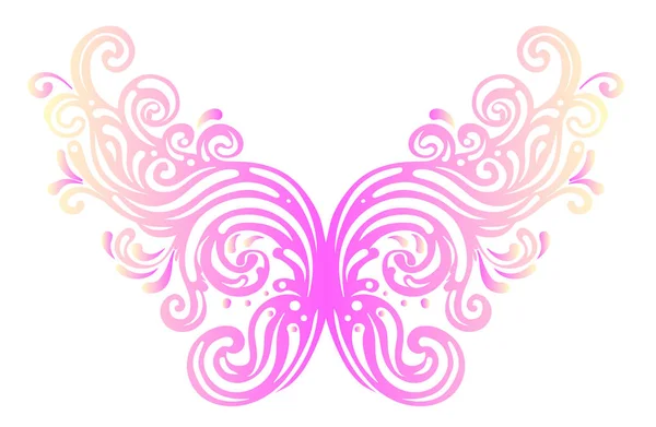 Pair of magical fairy wings — Stock Vector