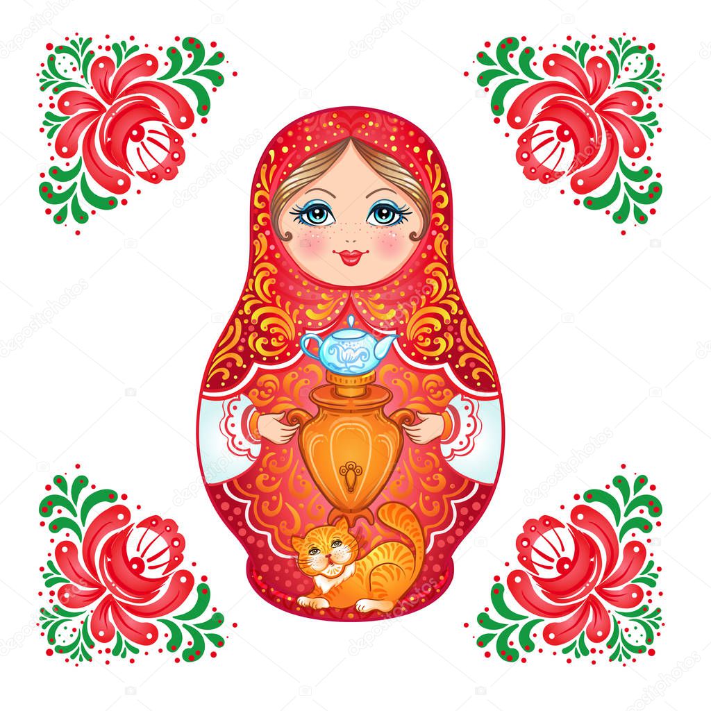 matryoshka traditional Russian doll 
