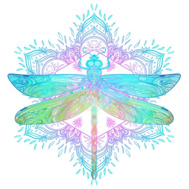 Yuvarlak mandala desen