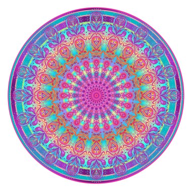 Yuvarlak mandala desen