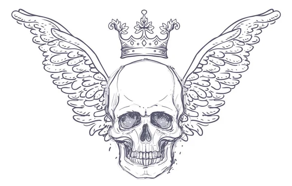 Kafatası ile Gotik arması 