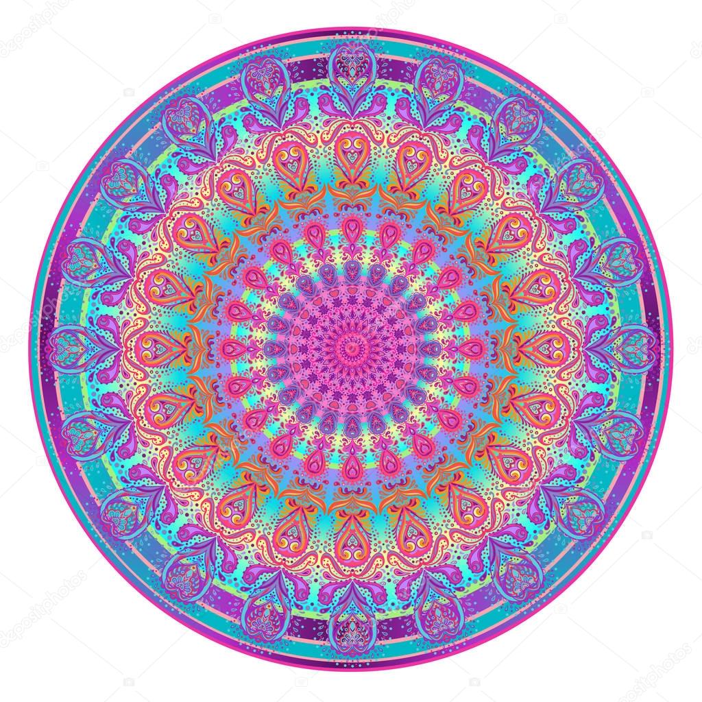 round mandala pattern