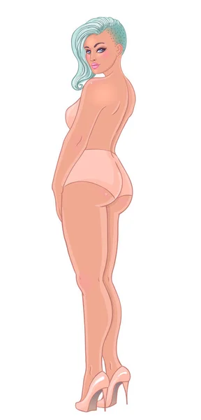 Beautiful curvy woman Vector Art Stock Images | Depositphotos