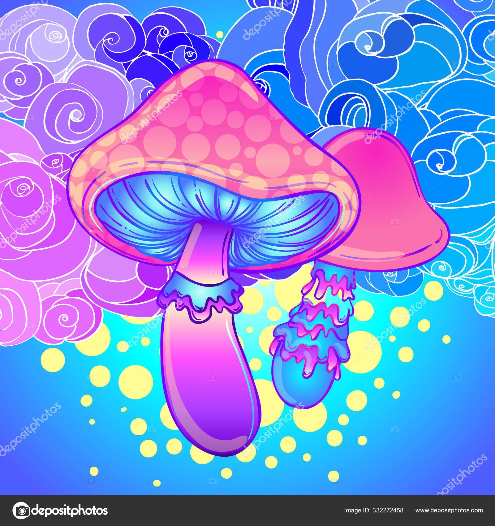 psilocybin mushrooms art