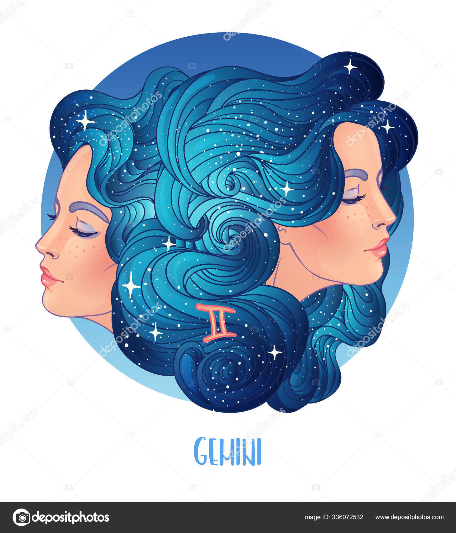 Blue gemini