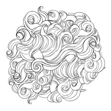 Sonsuz arka plan. Fırtınalı deniz çizimleri. Okyanus, seyahat, macera, meditasyon.