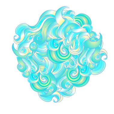 Sonsuz arka plan. Fırtınalı deniz çizimleri. Okyanus, seyahat, macera, meditasyon.