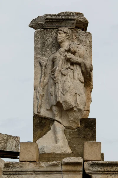 Stone Carving Ephesus Turkey — Stock Photo, Image