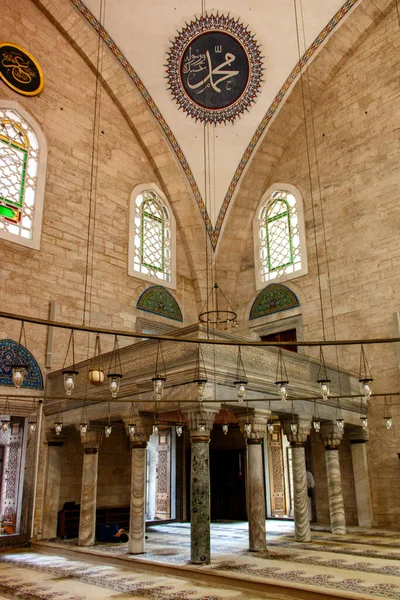 Intérieur Mosquée Yavuz Selim Istanbul Turquie — Photo