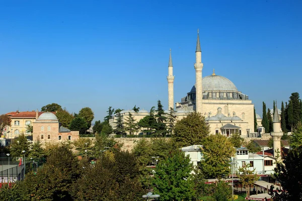 Paisaje Con Complejo Mezquita Yavuz Selim Estambul Turquía — Foto de Stock