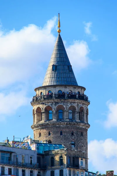 Blisko Wieży Galata Stambuł Turcja — Zdjęcie stockowe