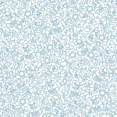 vektör sorunsuz bebek modeli. 