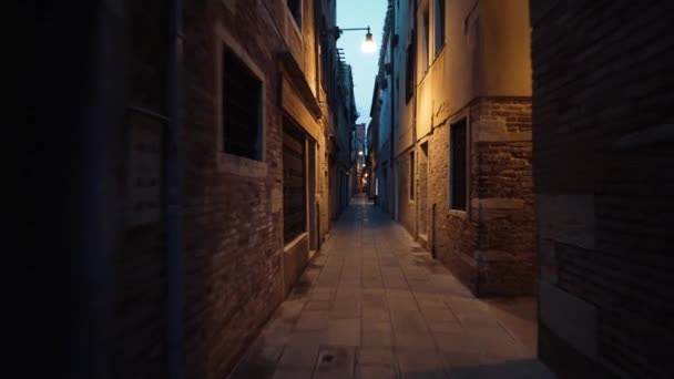 Long Des Rues Venise Italie — Video