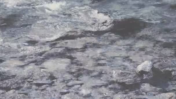 水和岩石 — 图库视频影像