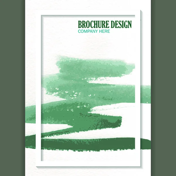 Lodret business flyer til design – Stock-vektor