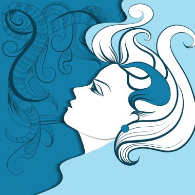 Dantel süslü kızla