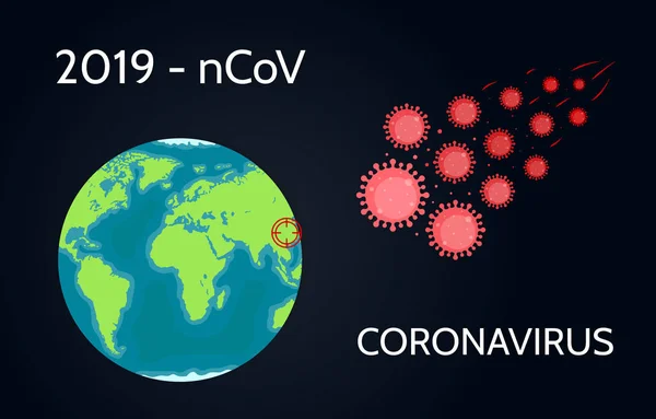 武汉病毒病媒信息图.中国的考罗纳威。2019-ncov — 图库矢量图片