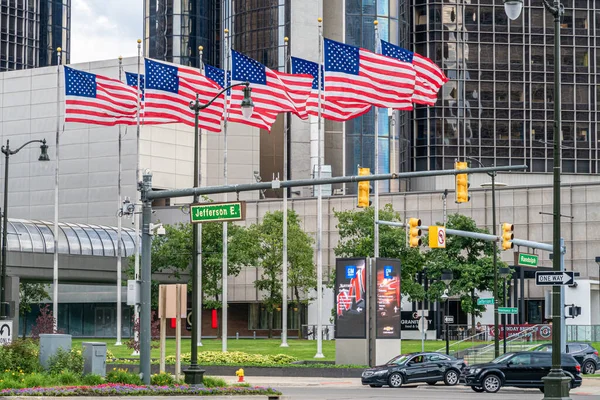 Detroit city center. — 스톡 사진