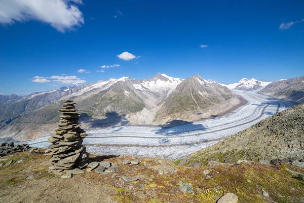 De gletsjerreductie — Stockfoto