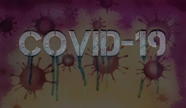 Coronavirus simgesi tasarımı yeni covid-19